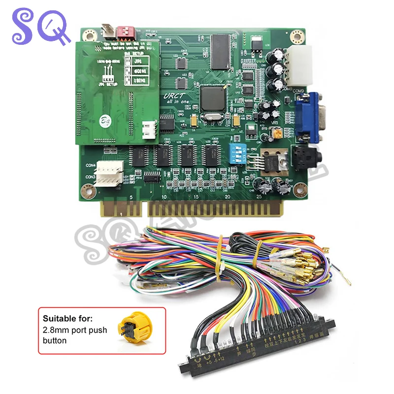 Jamma 아케이드 클래식 게임 PCB 보드, 볼 추적, 칵테일 아케이드 머신, 내장 아케이드 캐비닛용, 79 in 1, 60 + 19