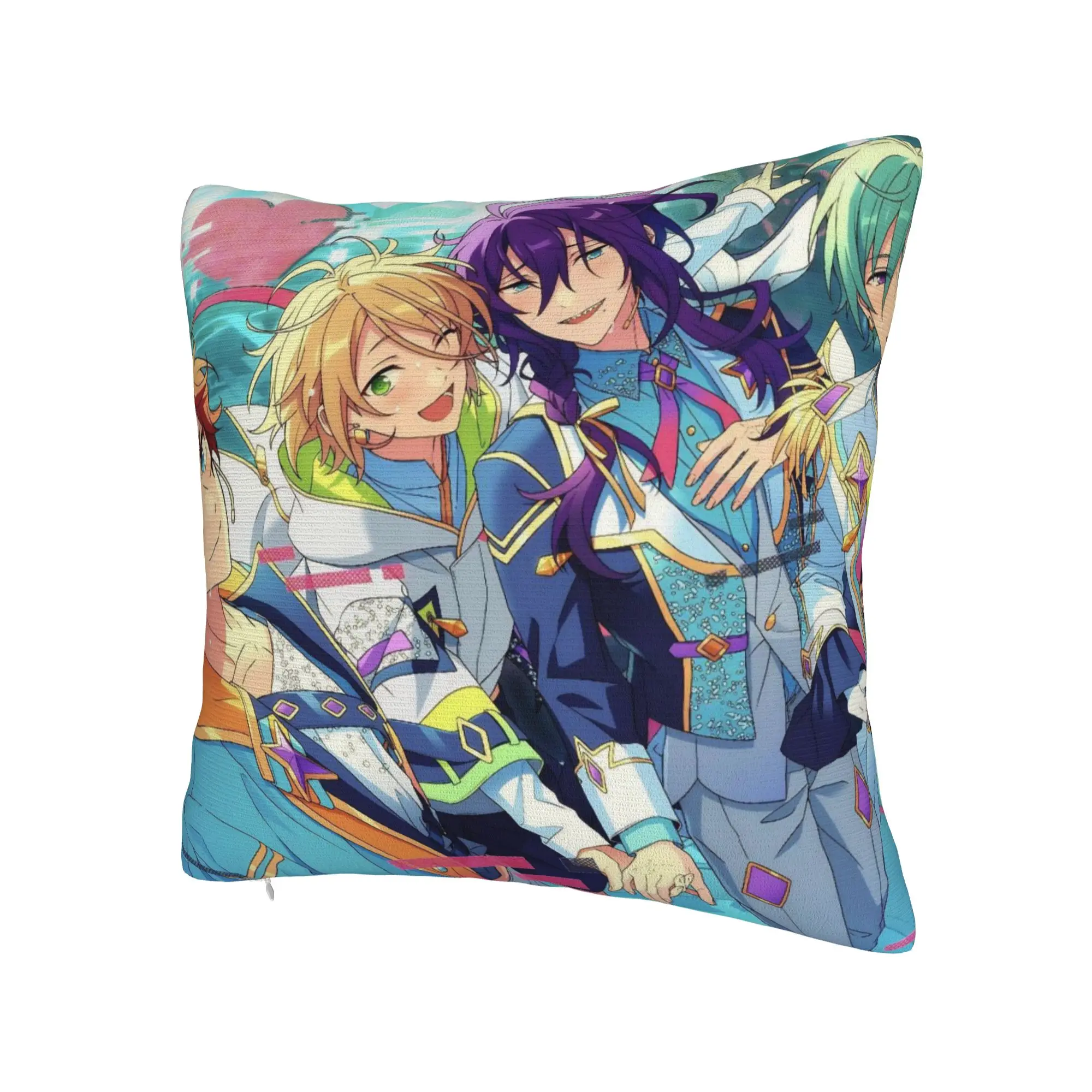 Decorative Pillowcases E-Ensemble-Stars Accessories Sofa  Pillow Case Cover Square Style Multiple Sizes
