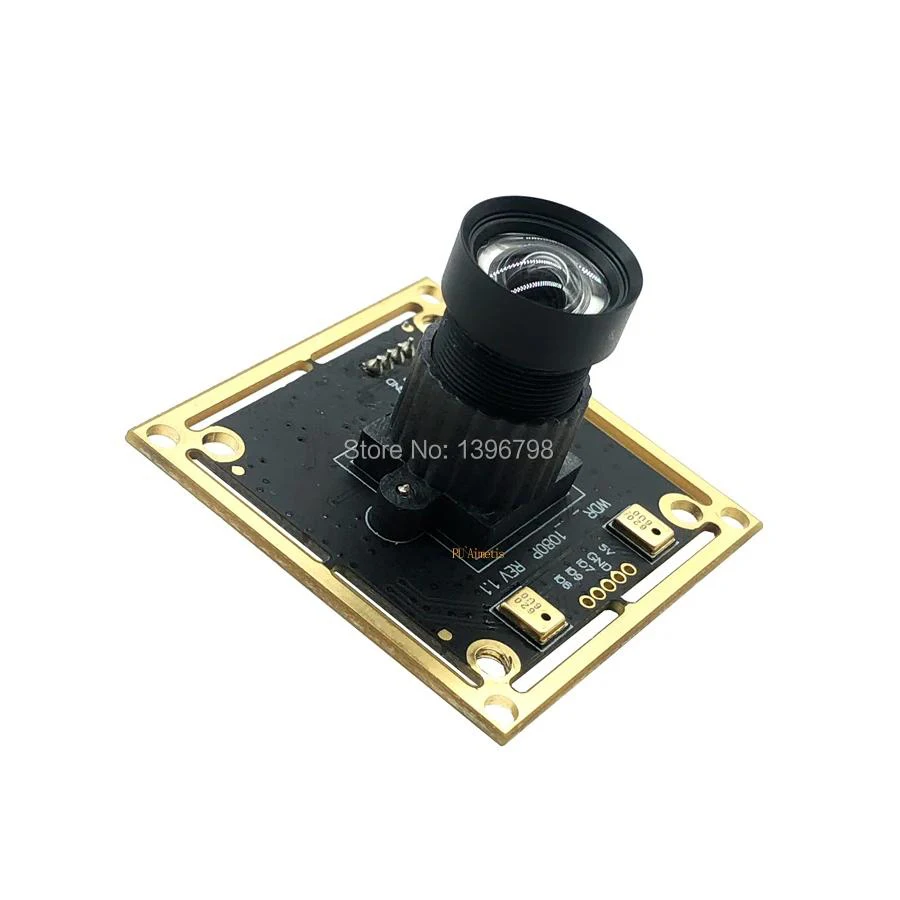 2MP Distorsione Zero UVC Webcam 30FPS Modulo fotocamera USB Riprese Ampio riconoscimento facciale dinamico 1080P Linux Supporto Windows Audio