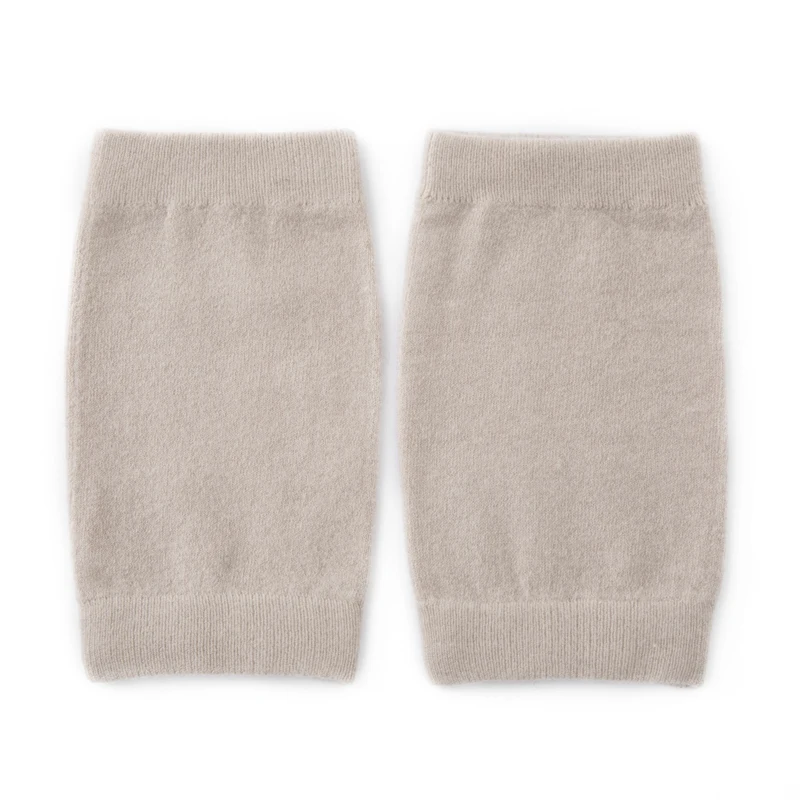 100% rodilleras de Cachemira Otoño Invierno Unisex cálido cómodo articulación de rodilla cubierta de protección contra el frío Color sólido tejido sin encuadernación