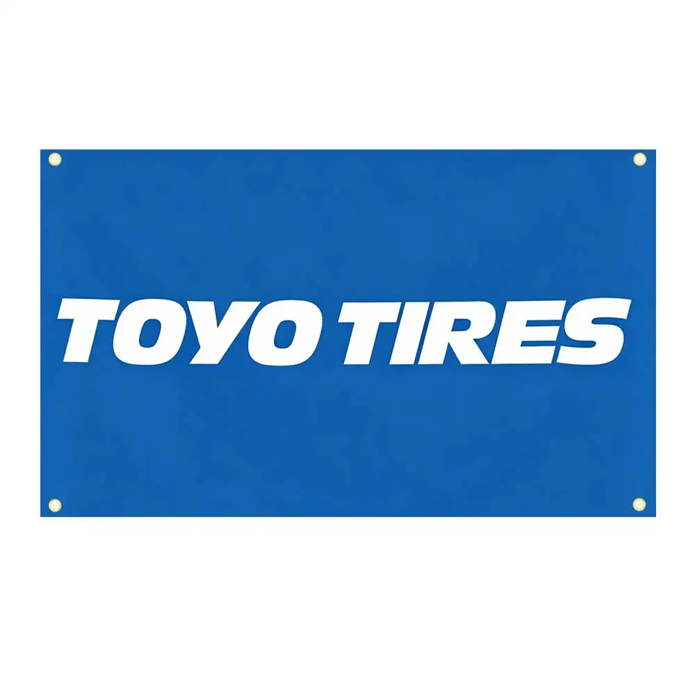 60x90cm/90x150cm Toyo Tires Flag Banner Tapestry Banner Racing Car Garage Or Outdoor Decoration For Auto Enthusiasts