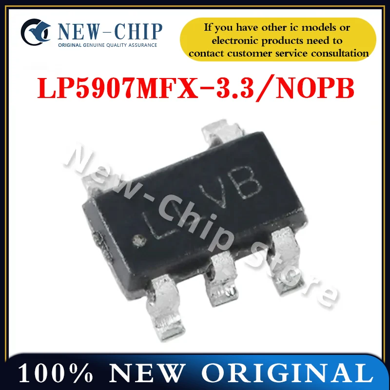 10PCS-500PCS/LOT LP5907MFX-3.3/NOPB Low voltage drop regulator (LDO) chip Screen print  LLVB  SOT-23-5  New original  LP5907MFX