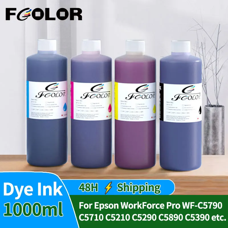 

Чернила премиум-класса, 1000 мл, подходят для принтера Workforce Pro WF-C5290 C5790 C5890 C5710 C5210