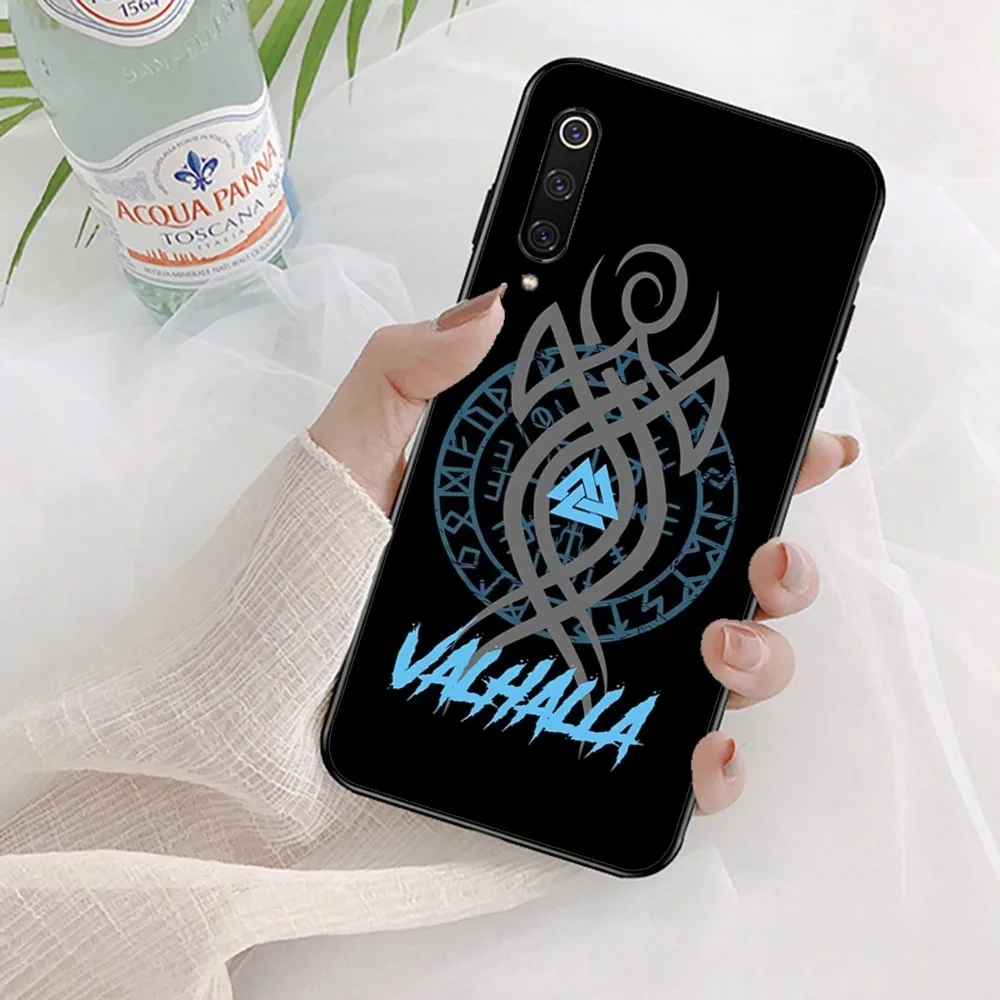 Logo V-Viking V-Vegvisirs Phone Case For Xiaomi Mi 5X 8 9 10 11 12 Lite Pro 10T PocoX3pro PocoM3 Note 10 Pro Lite