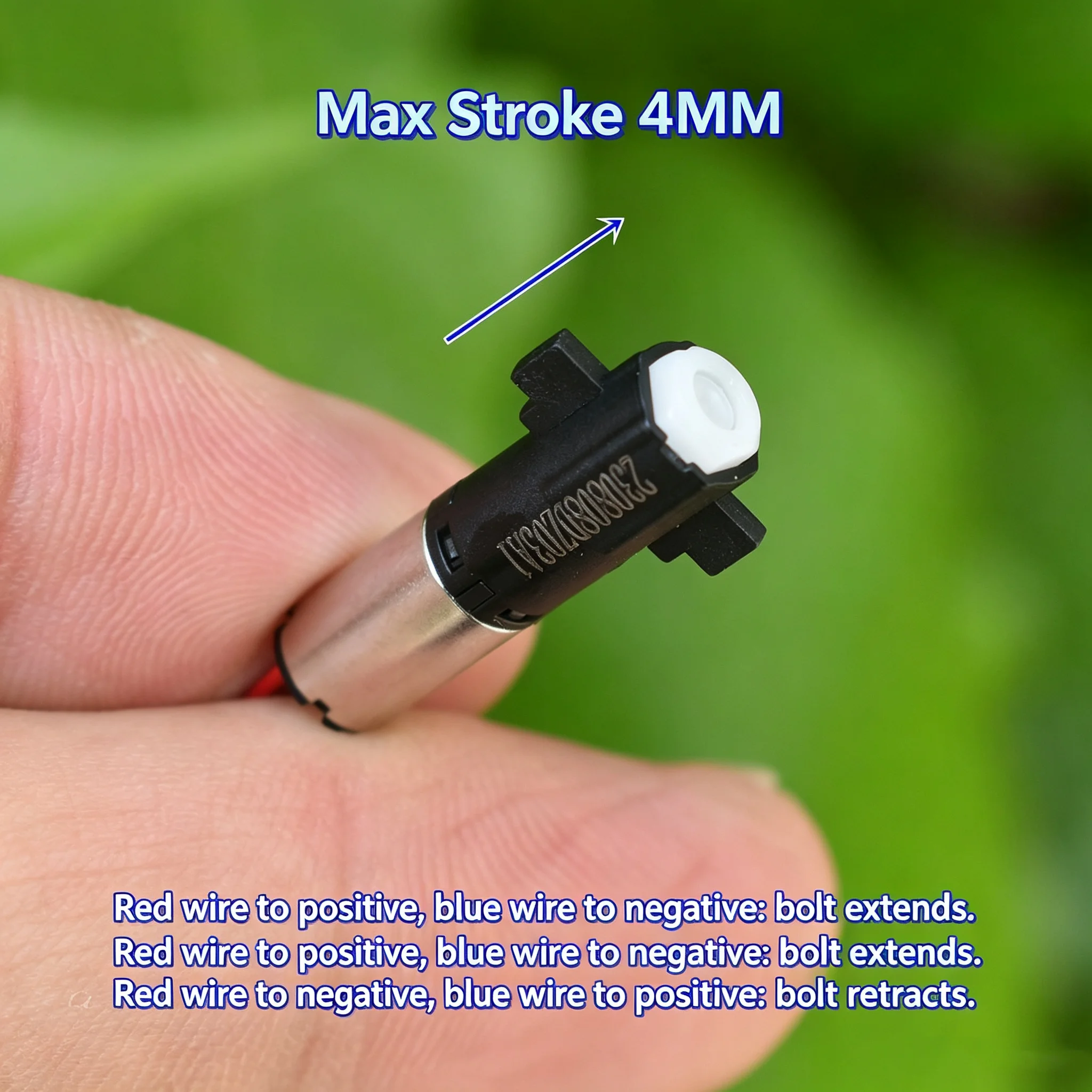 DC 1.5V-3.7V Mini 6mm Diameter Coreless Planetary Gear Motor 500g/f Thrust 4mm Stroke Linear Actuator for Fingerprint Lock