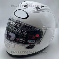 RX-7X Casco moto bianco RX7X Casco integrale RX-7X Corsair-X RX-7V Casco taglia M-XXL giappone