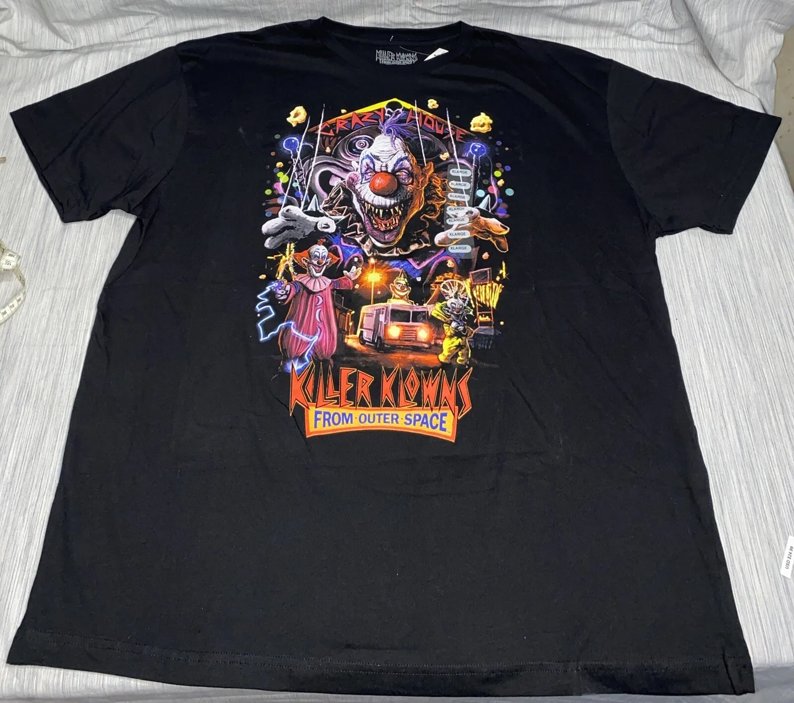 تي شيرت Killer Klowns from Outer Space باللون الأسود مقاس X كبير #1