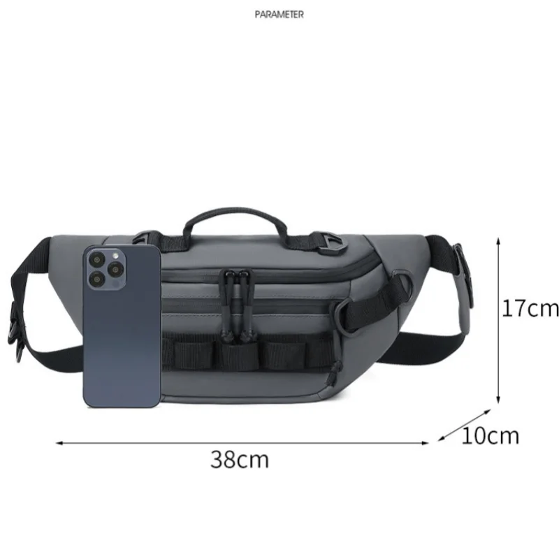 Fanny Pack for Men Women, Crossbody Waist Bag Pack Phone Bag Belt Bag for Travel Walking Running Hiking Cycling