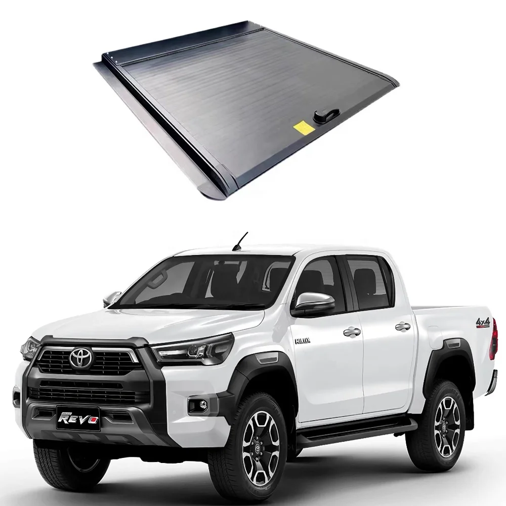 

Retractable truck pickup back bed tonneau cover for L200 Triton Np300 Frontier Navara Hilux Revo Tacoma Tundra Tacoma