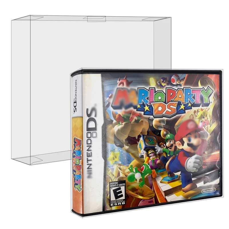 10pcs Clear Plastic Collection Protective Game Cartridge Card Box Protector Storage Display Case Cover Sleeve for Nintendo DS NT