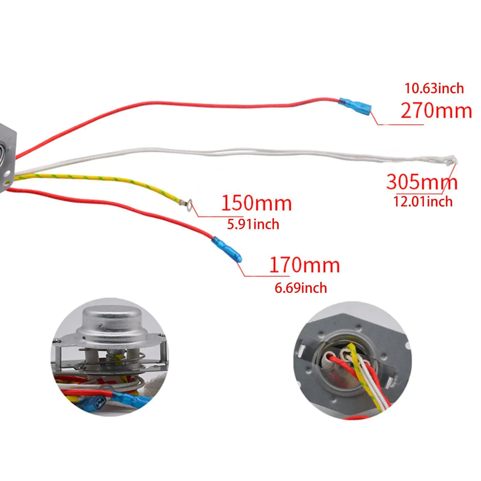 Pressure Cooker Sensor Wear Resistant Appliance Repair Kit Replacement Pressure Cookers Parts Temperature Sensor for 100K 5 Wire