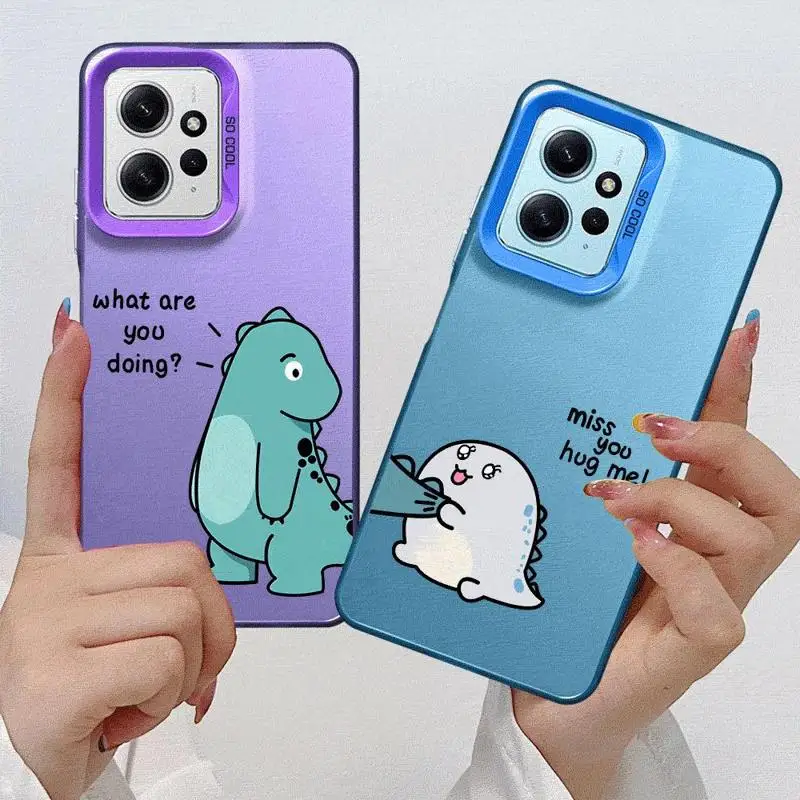 Little Dinosaur Cute Case For Xiaoimi Poco X3 NFC X5 5G C50 C51 F4 F3 GT 11 12T 13T Pro Funda Back Phone Cover