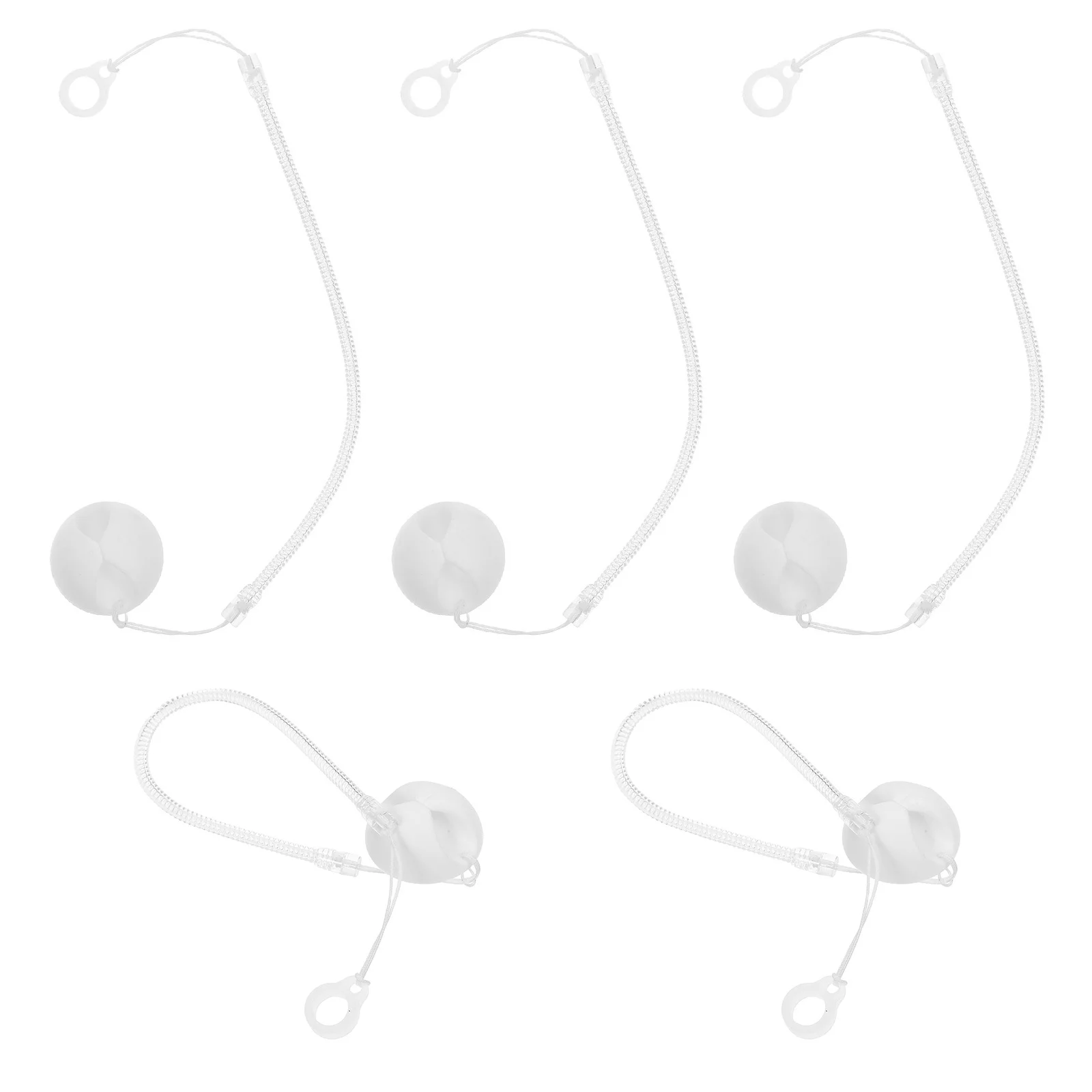 

5Pcs Spring Rope Pen Holder for Desk Counter Anti-Lost Design with Strong Adhesive Base Suitable for Office Reception