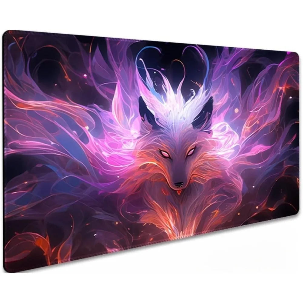 Mystical Tree Gathering Card Games Playmat Durable Office Deskpad Parties Home&Office Card GameMat Compute PC Gaming MousePad