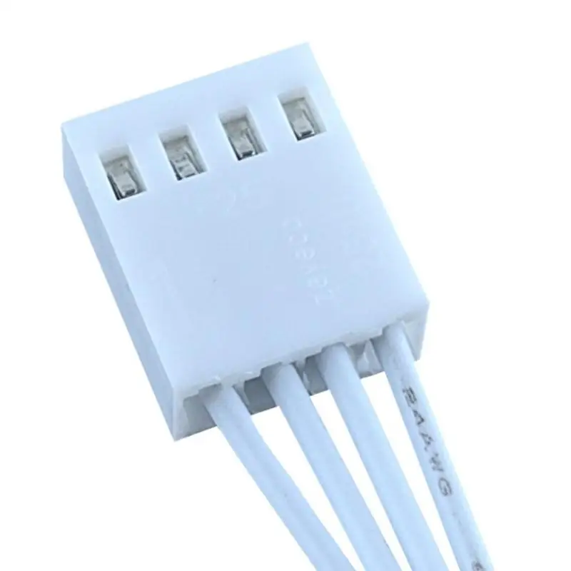 R53C Premium PVC Housing 4PIN CPU Fan Power Extension Cable Simplifies Installation In Gaming Rigs And Workstations 11.81inch