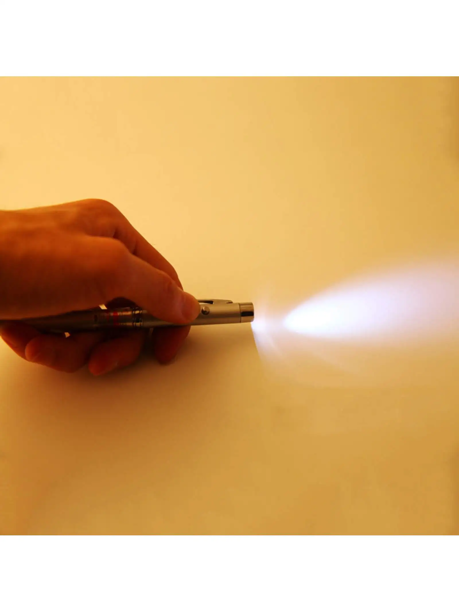 Bview Art 다기능 개폐식 LED 손전등, PPT 레이저 포인터, 다기능 개폐식 채찍, 4 in 1, 1 개