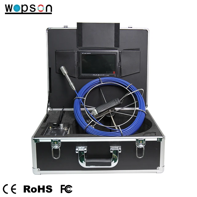 Box Monitor With 512 Hz Sonde Inspection Camera Sewer Camera