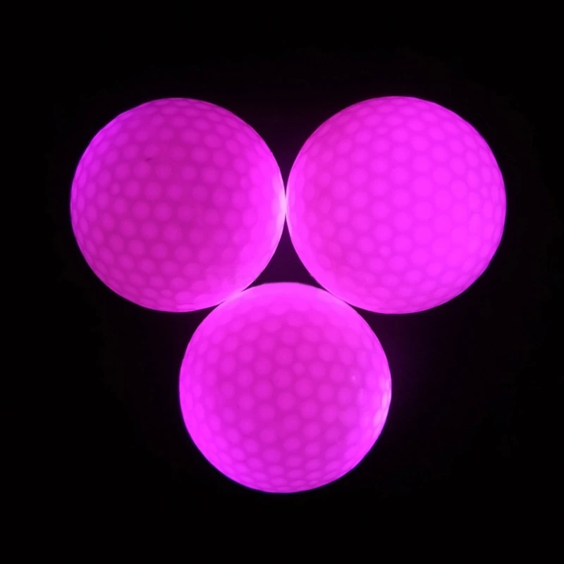 4Pcs Glow in The Dark Golf Balls Light up Led Golf Balls Night Golf Gift Sets for Men Kids Women