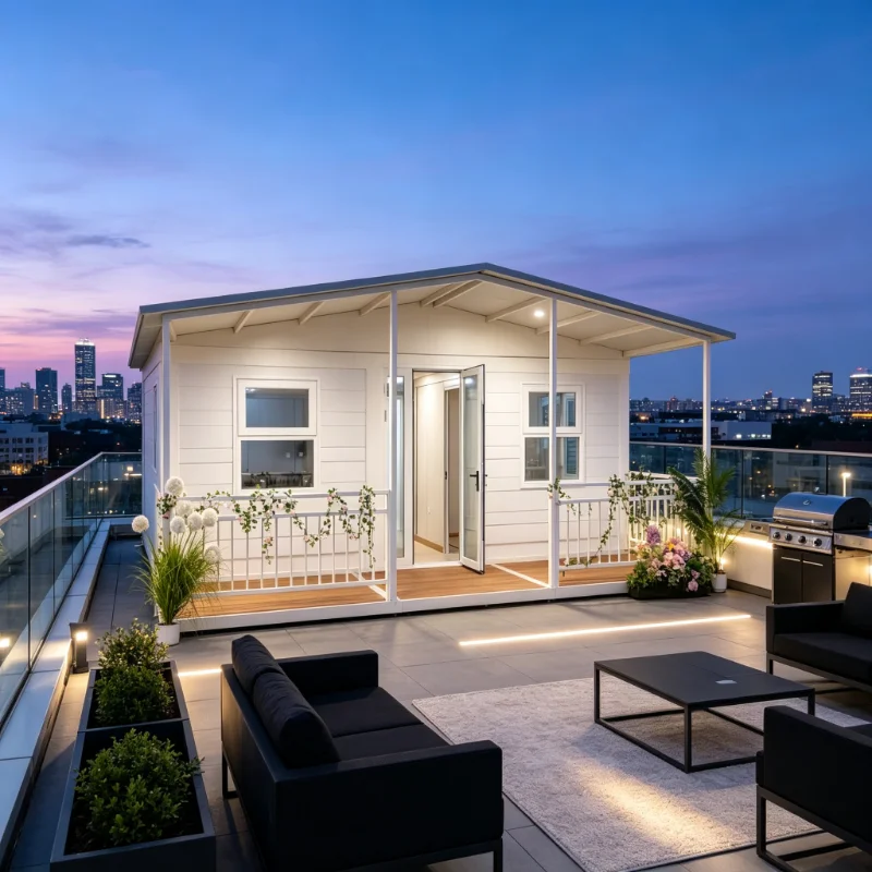 Ready Made Bedroom 20ft 30ft 40ft Prefabricated House Prefab Modular Homes Expandable Container House Tiny Houses