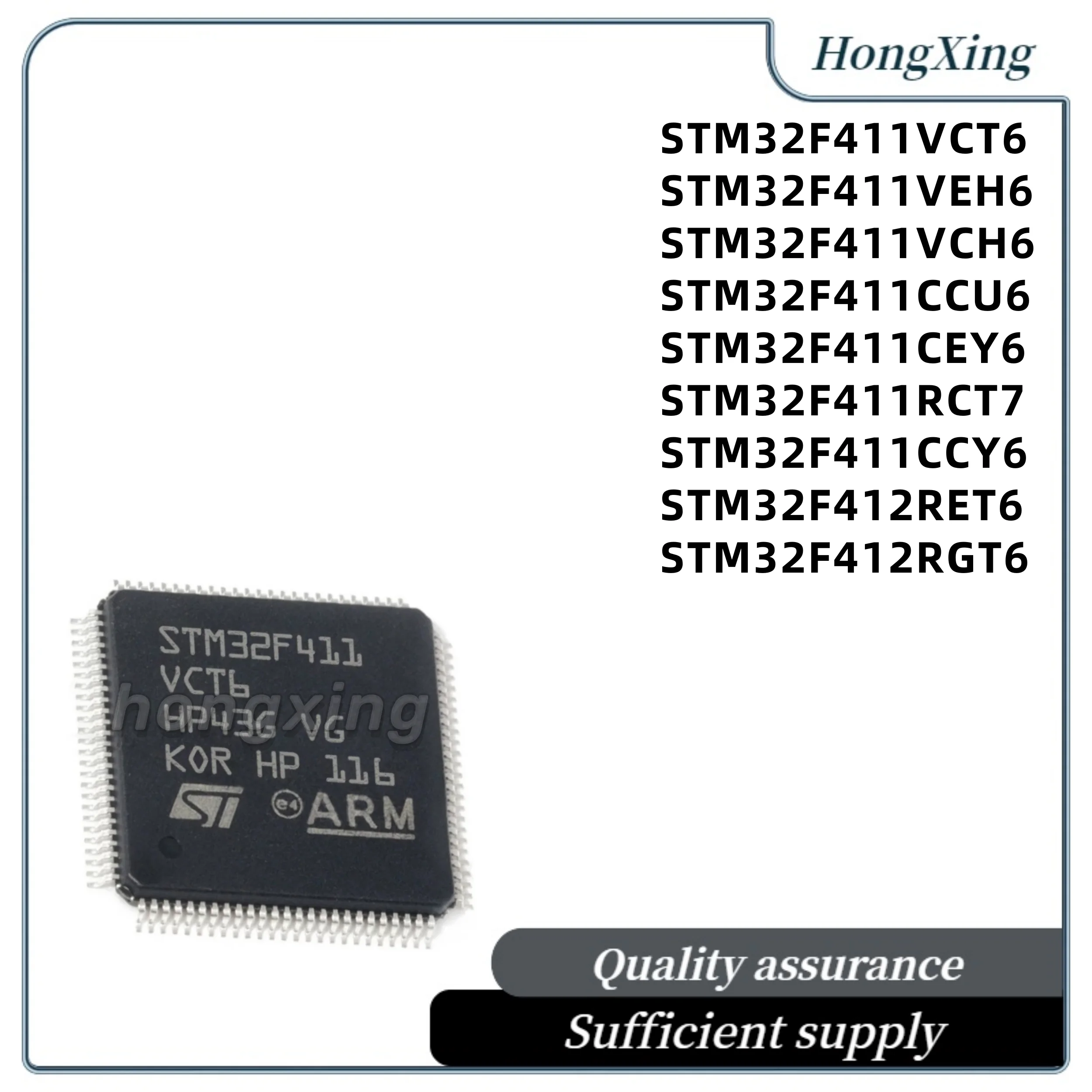 STM32F411VCT6 STM32F411VEH6 STM32F411VCH6 STM32F411CCU6 STM32F411CEY6 STM32F411RCT7 STM32F411CCY6 STM32F412RET6 STM32F412RGT6