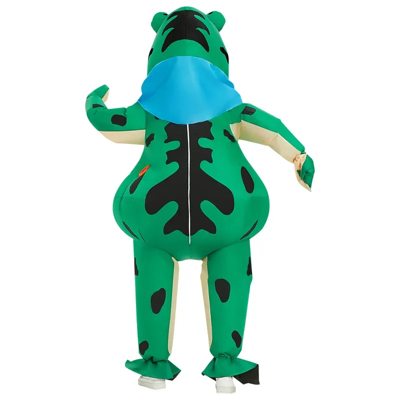 Hot Animal Frog Inflatable Costume Suits Dress Anime Cosplay Christmas Carnival Halloween Party Costume for Adult Role Play@0Z*