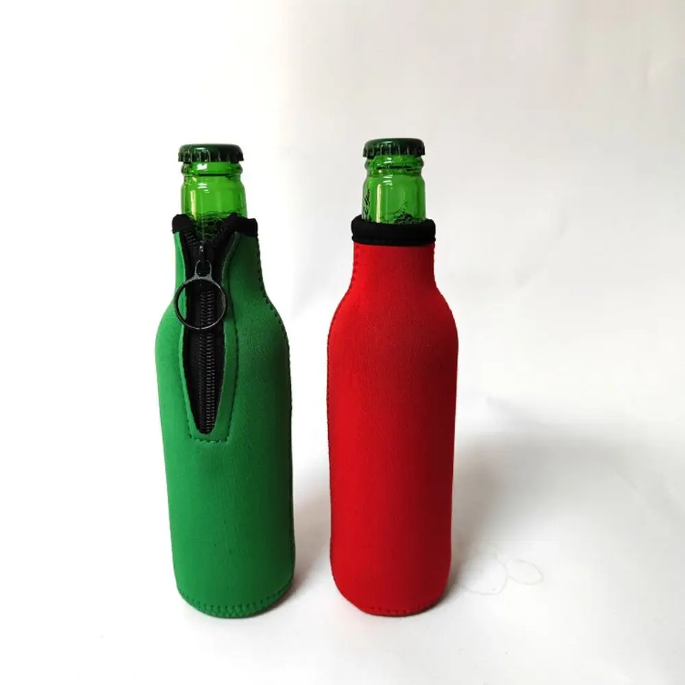 High Quality Insulation Beer Bottle Cover with Ring-pull 12 Oz 330 Ml Cup Sleeve Portable Duarable Water Bottle Bag Party