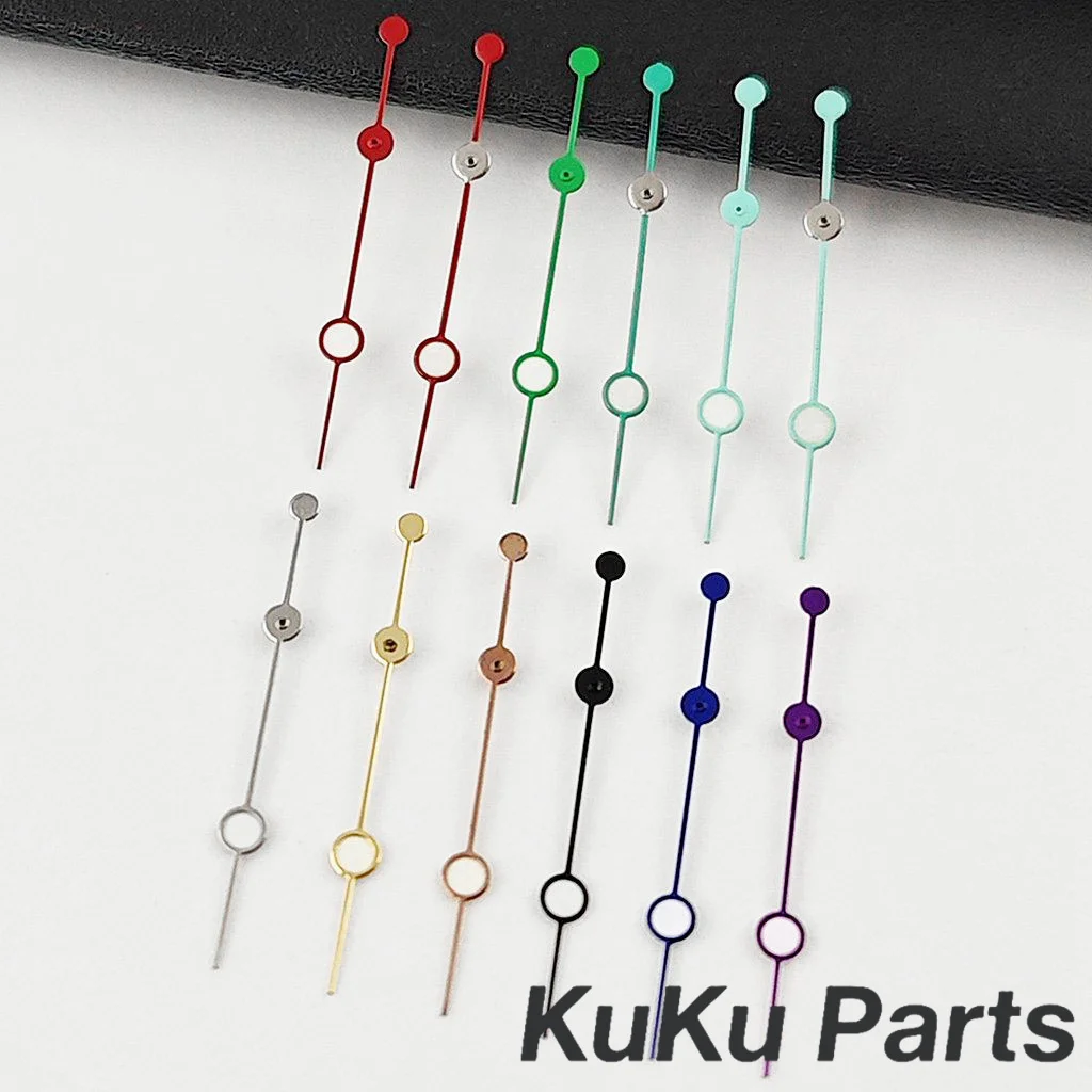 NH35 SUB NH35 12.5MM Diving Water Ghost Second Hand Red Green Blue Watch Hands For NH34 NH35 NH36 NH38 Movement Watches Pointers