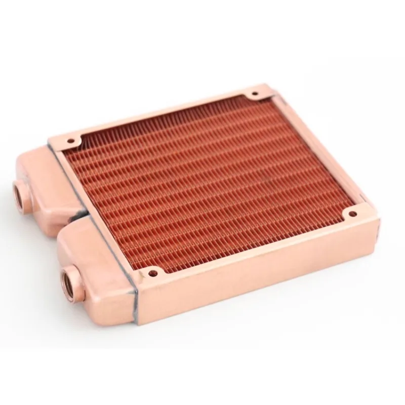 80 120 160 Series G1\4 2-Point Thread Full Red Copper Water Cooling Heat Exchanger