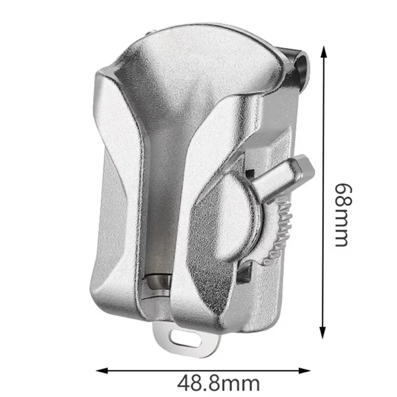 Abrb-bloqueio duplo 10mm junta esférica para ferramentas elétricas profissional gancho de suspensão rápida para ferramentas de carpintaria de madeira fivela de cintura