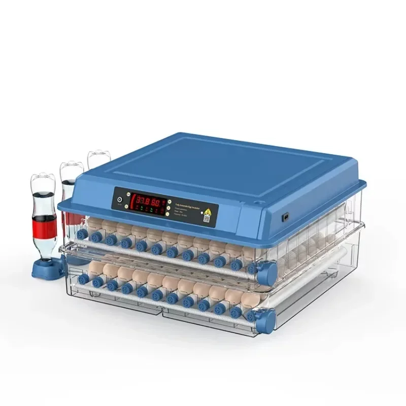 AC110V 220V DC12V 200 Chicken Egg Incubator With Fully Automatic Egg Trunning