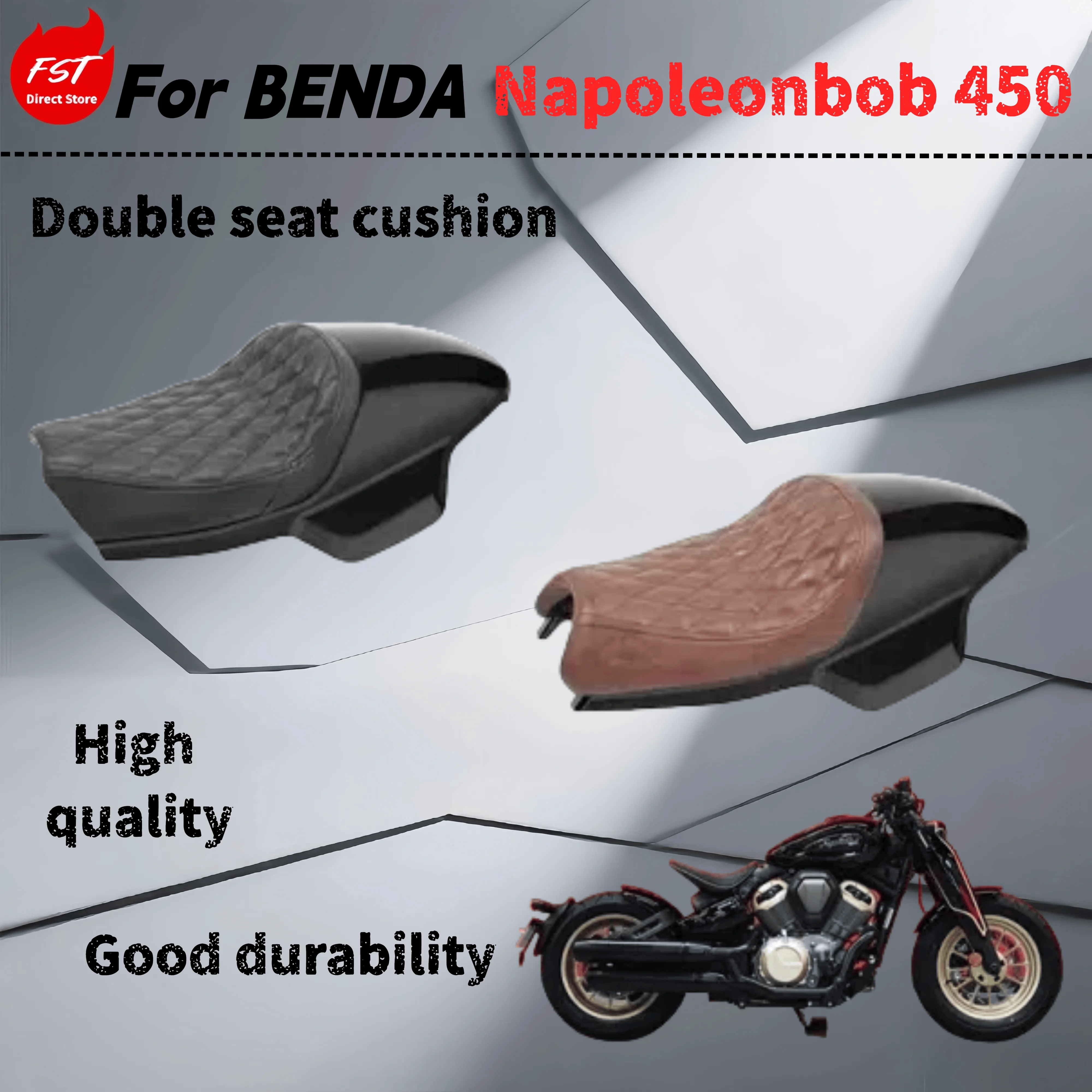 

For Benda Napoleonbob 450 modified single seat cushion hump seat cushion diamond suspension non-destructive installation