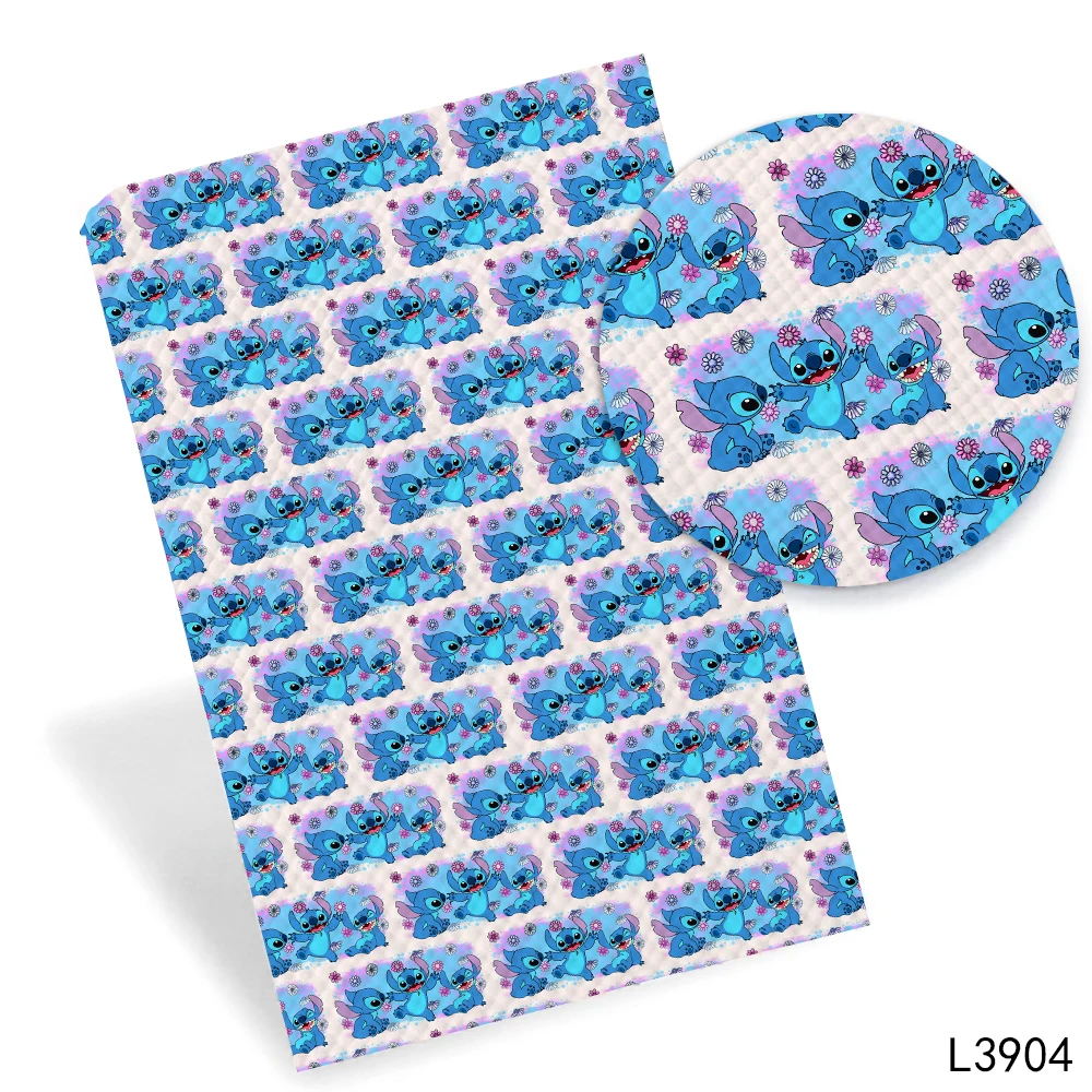 نسيج جلد صناعي من الميني غرزة كرتونية لأقواس الشعر ، مواد حرفية ذاتية الصنع ، الصيف ، 136 × 30 سم