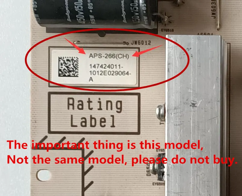 power supply board for 1-881-893-11 APS-266 board