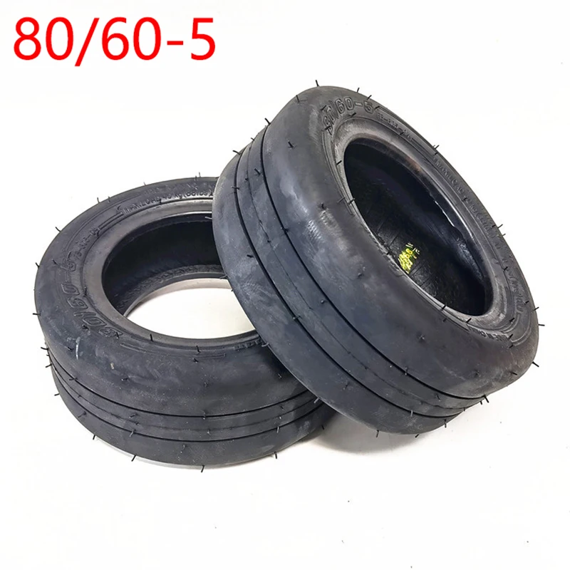 

80/60-5 Ninebot Gokart Pro Tire Accessories Tubeless Electric Kids Kart Wheels Small Mini Kit Electric Scooter Tires