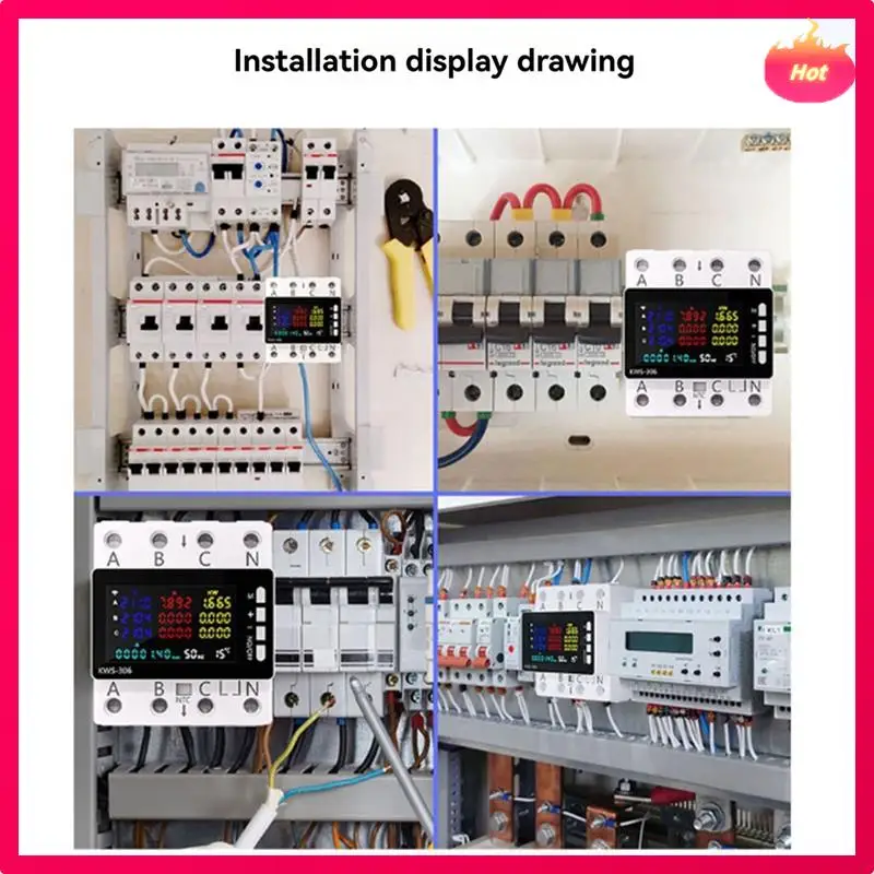 

KWS-306WF Wi-Fi Smart Power Meter Защитный переключатель напряжения Монитор тока и напряжения, реле, автоматический выключатель