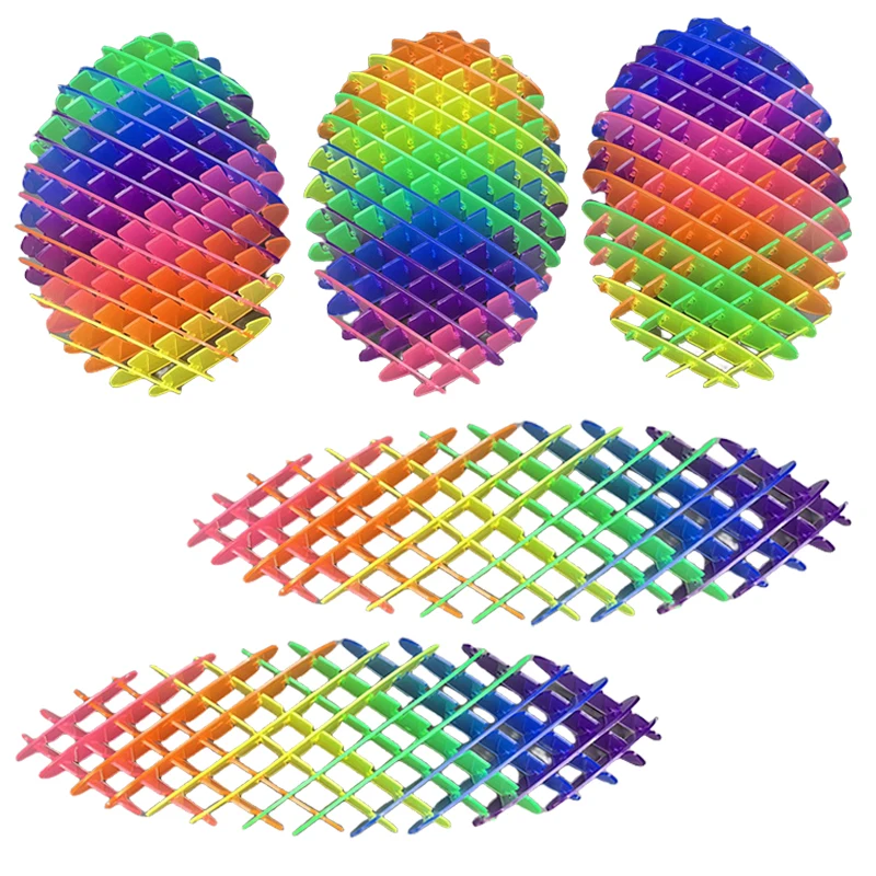 Juguetes de malla elástica de descompresión 3D, impresión sólida, rábano, juguetes curativos, estiramiento, antiestrés, pequeños adornos de juguete