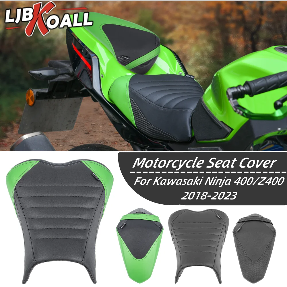 

For Ninja Z 400 Front Rear Solo Seat Cowl Cushion Pad For Kawasaki Ninja400/Z400 2018-2023 22 Driver Passenger Seat Accessories