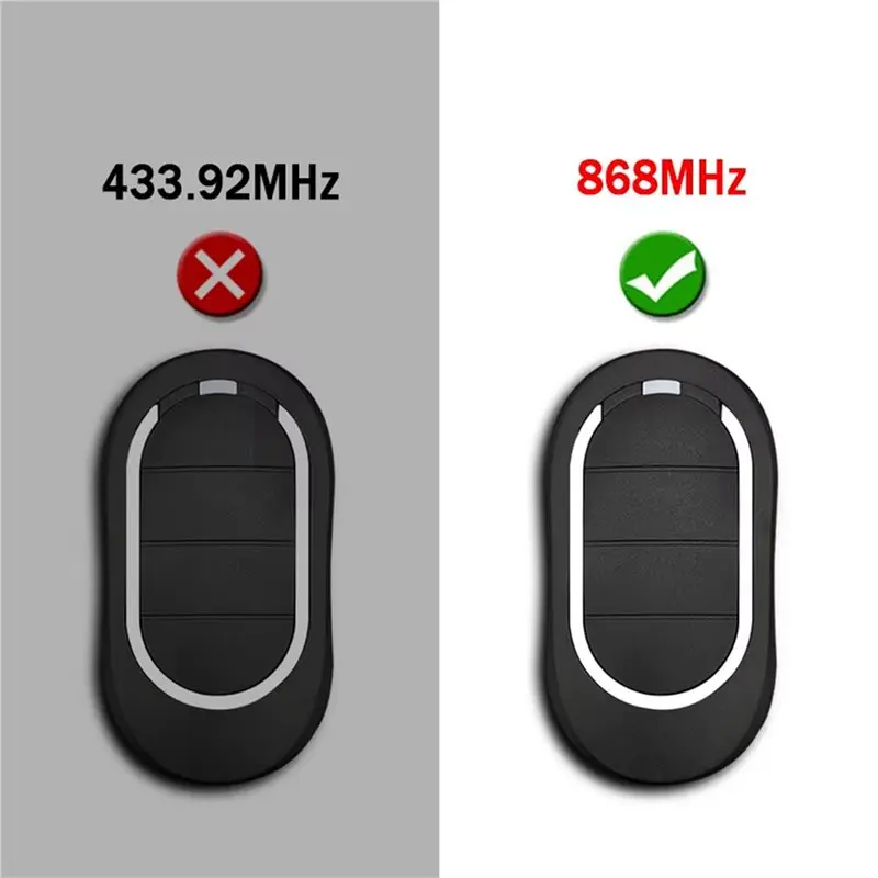 【HOME TOOL】 3X pour ALUTECH AT-4N 868Mhz télécommande de porte de Garage 868.35Mhz Code roulant télécommande ouvre-porte de Garage virgule