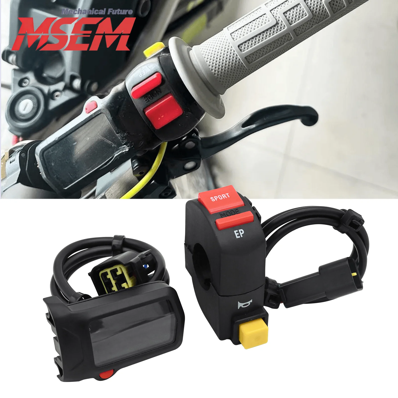 Motorcycle SPORT/EP Power Mode Switch Selector Horn Switch Hour Meter Speed Meter Speedometer For Surron Light Bee S&X