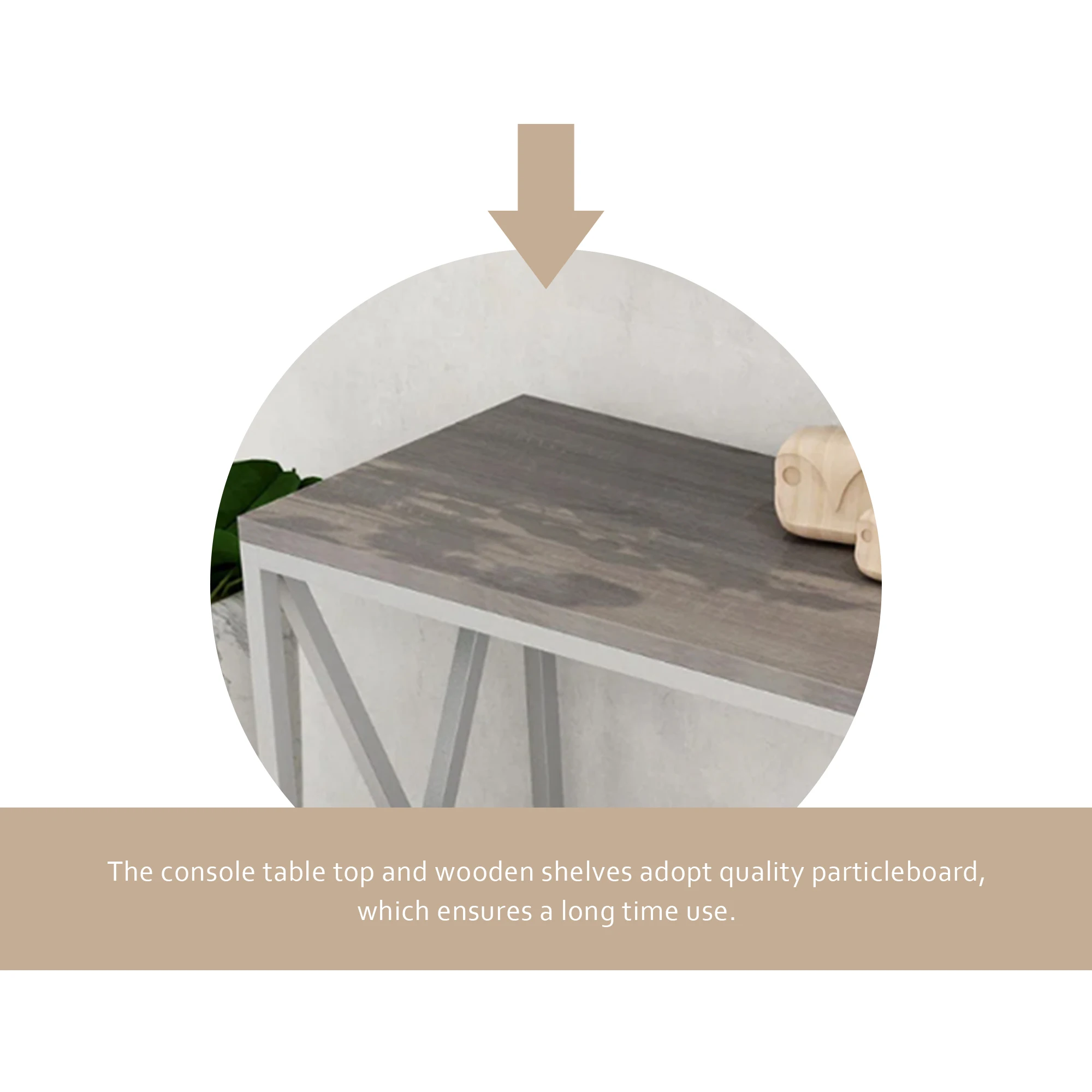 Coffee Table Silver Modern Practical Wooden Coffee Table with Sturdy Metal Legs a Rectangular Sofa Side Table in Selected Wood