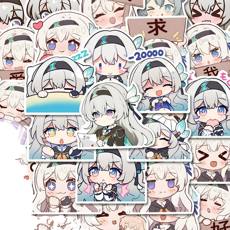 Honkai: Star Rail Firefly аниме студенческий скейтборд мотоцикл наклейки водостойкая наклейка на чашку сотовый телефон планшет наклейка на чемодан