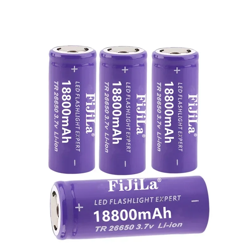 New original 26650 Lithium Battery 3.7V 18800mAh High Capacity 26650 Rechargeable Battery Suitable for Flashlight