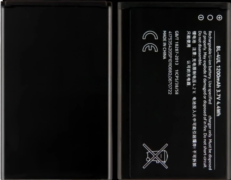BL-4UL BL 4UL 3.7V 1200mAh for Nokia RM 1172 1126 RM-1012 RM-1011225 230 215  TA1030 Lumia225DS 230DS BL4UL Phone Batteries
