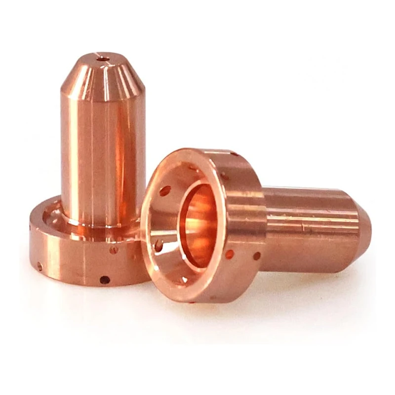 ポーク-10プラズマノズル、9-8210、電極、熱力学に適合、切断トーチ、消耗品、sl60、sl100、9-8215、10個