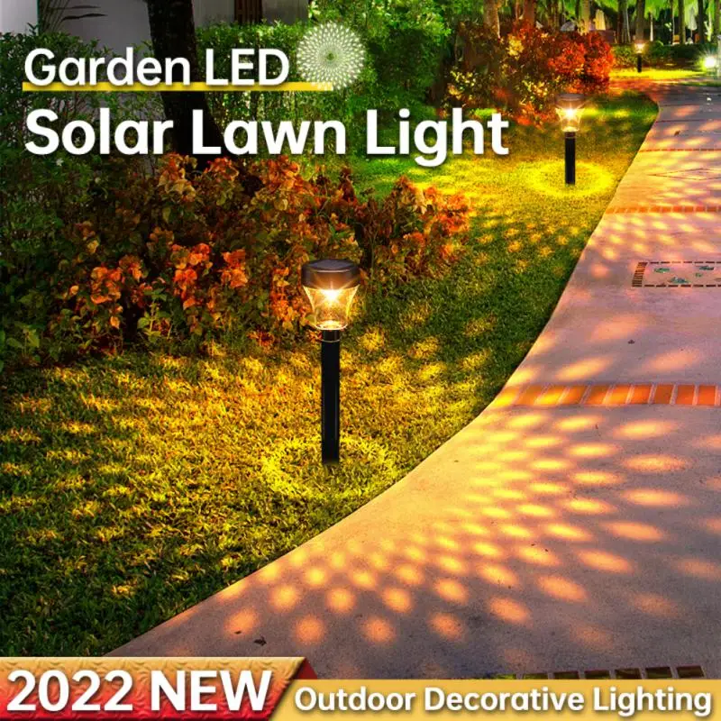 

For Landscape Yard Pathway Lawn Solar Lawn Light Garden Supplies Led Solar Pathway Lights Intelligent Garden Lights Waterproof