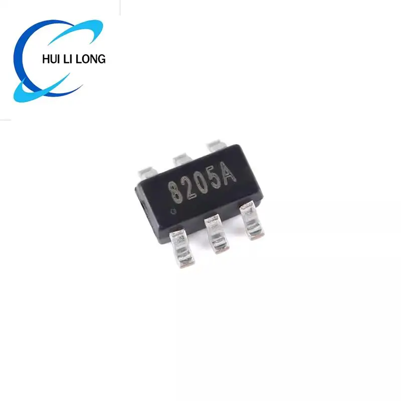 20pcs/lot DW01+ 8205A 8205 SOT23-6 Lithium Battery Protection Dual N-channel MOS Field Effect Transistor IC Chhip Each 10pcs