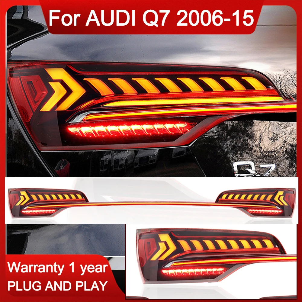 

2PCS For Audi Q7 2006-2015 Taillight Modified LED Reversing Lamp Turn Signal Brake Light Daytime Running Light Car Accessories