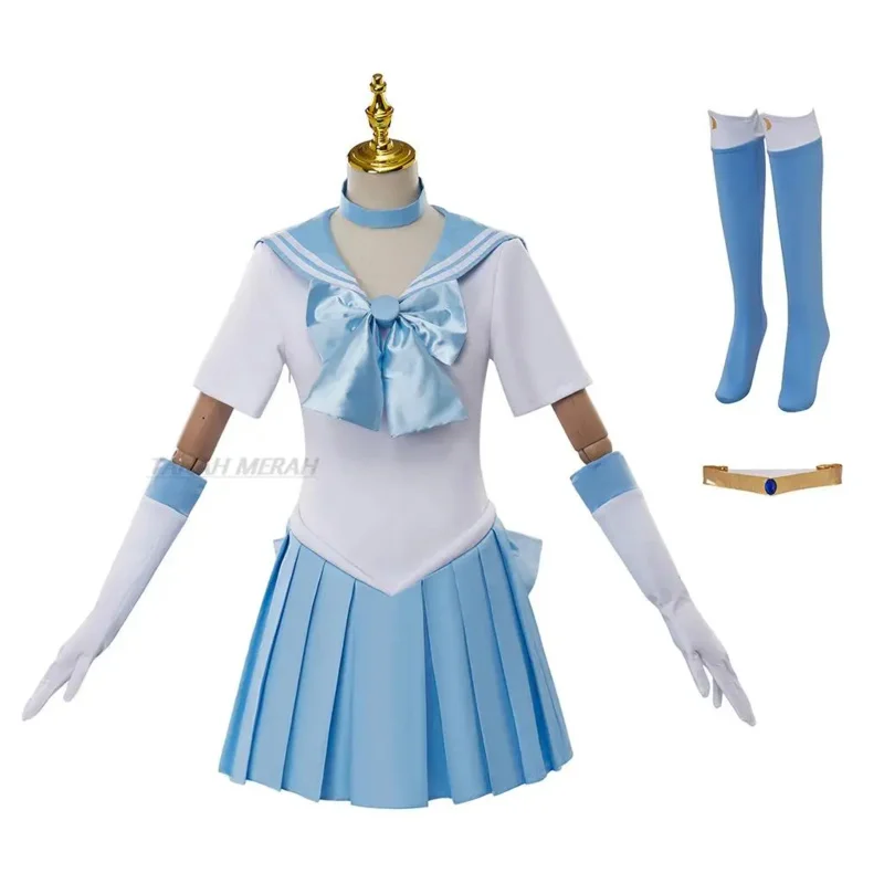 Sailor Dress Costume Moon Wig Anime Tsukino Cosplay Usagi Meiou Setsuna Chibiusa Girls Halloween Party Clothes Fancy Dress