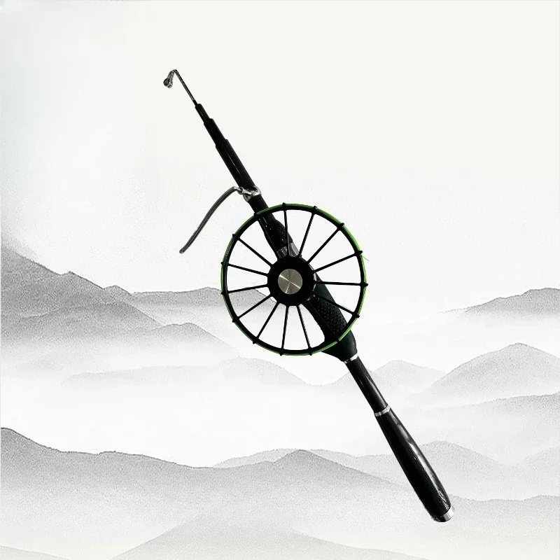 Super load-bearing turtle rod, long-throw rod, full set of outdoor high gossip wheel gear, ultra-light