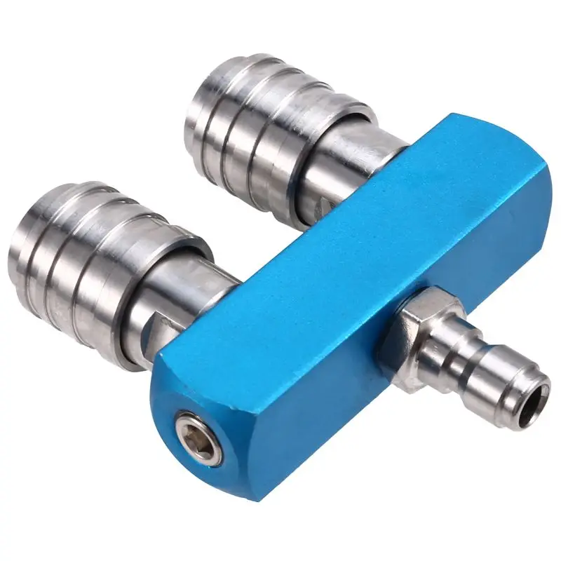 SEWS-High Pressure Dual Nozzle Cleaning Machine Dual Nozzle Self-Locking Dual Nozzle Adapter Rod Double Nozzle Adapter Rod